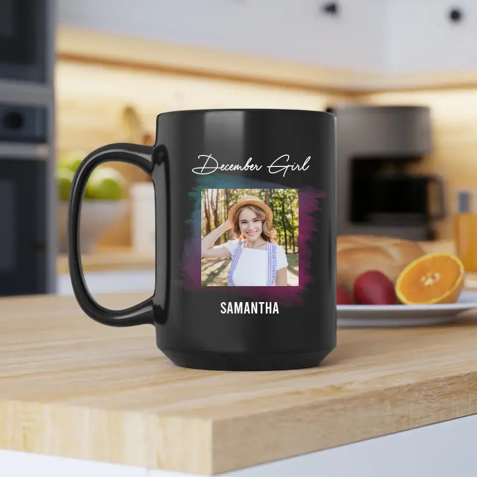 Stronger Than The Storm  - Custom Photo - Personalized Gifts For Her - Mug