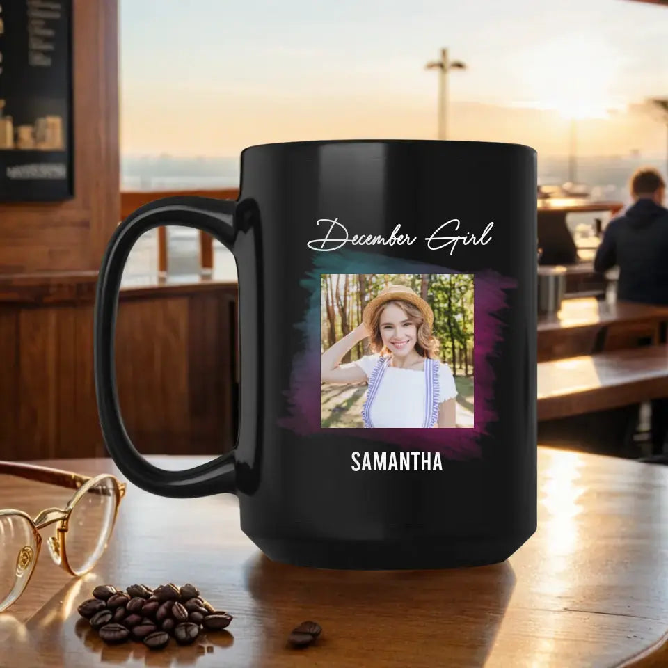 Stronger Than The Storm  - Custom Photo - Personalized Gifts For Her - Mug