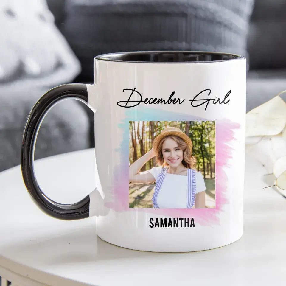 Stronger Than The Storm  - Custom Photo - Personalized Gifts For Her - Mug