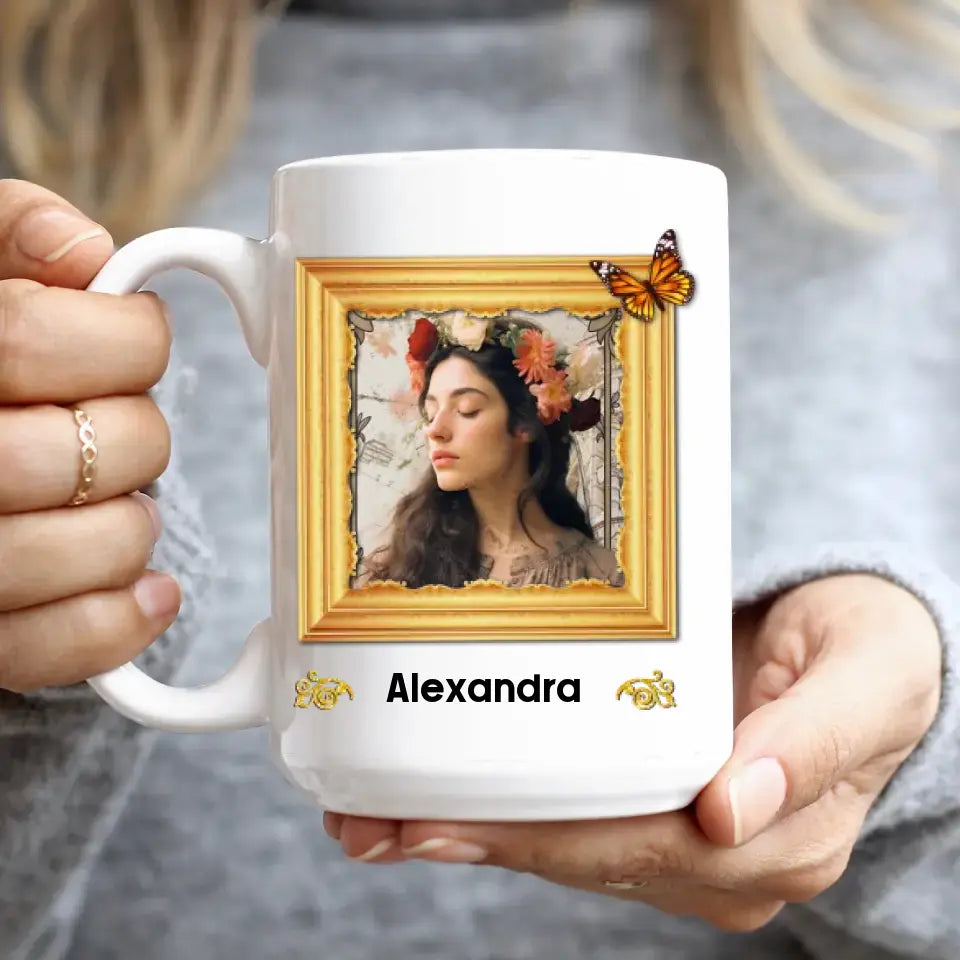 Queen Is Like A Diamond Resilient  - Custom Photo - Personalized Gifts For Her - Mug