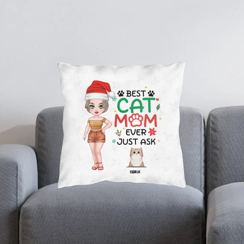 Best Cat Mom Ever - Custom Animal - Personalized Gifts For Cat Lovers - Blanket