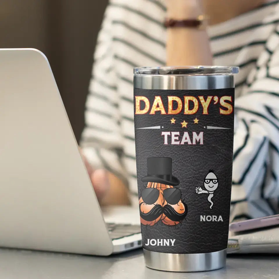 Daddy Of All The Sacks In The World - Custom Name - Personalized Gifts For Dad - 20oz Tumbler