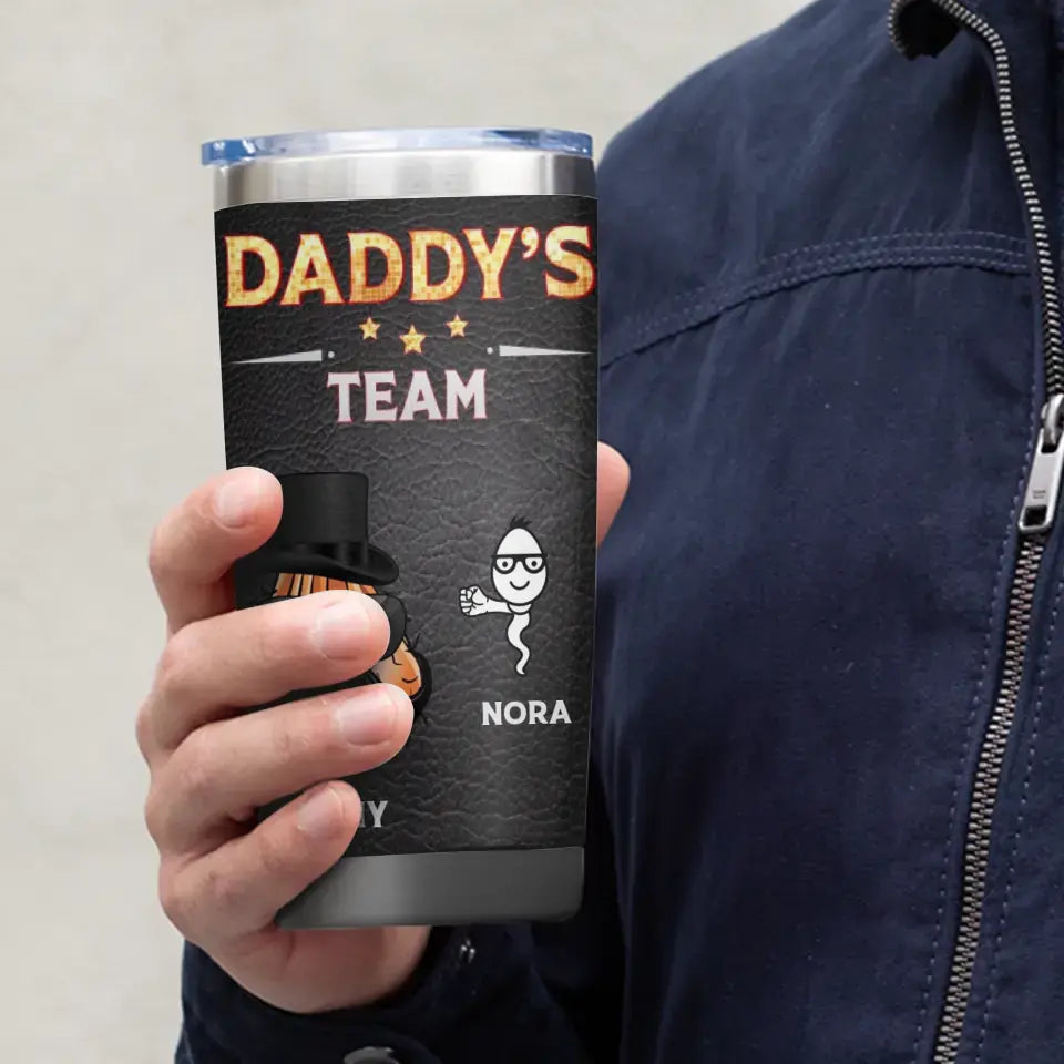 Daddy Of All The Sacks In The World - Custom Name - Personalized Gifts For Dad - 20oz Tumbler