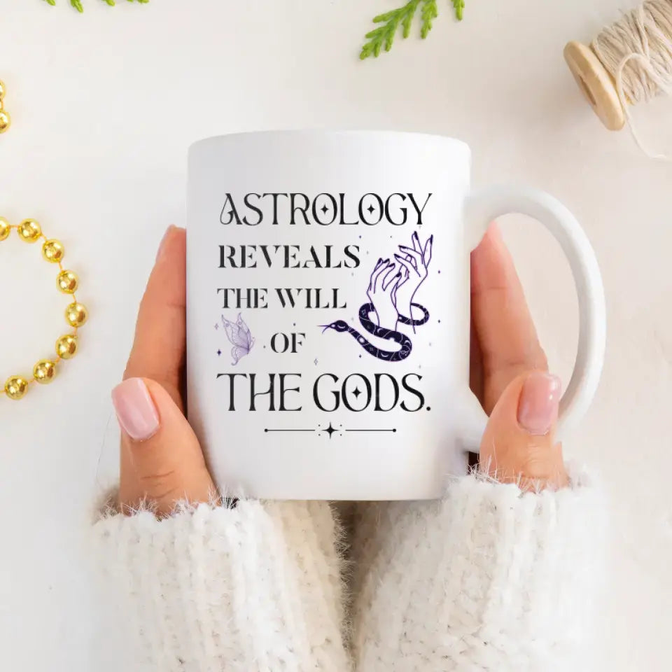 Reveals The Will Of The Gods  - Custom Zodiac - Personalized Gifts For Her - Mug