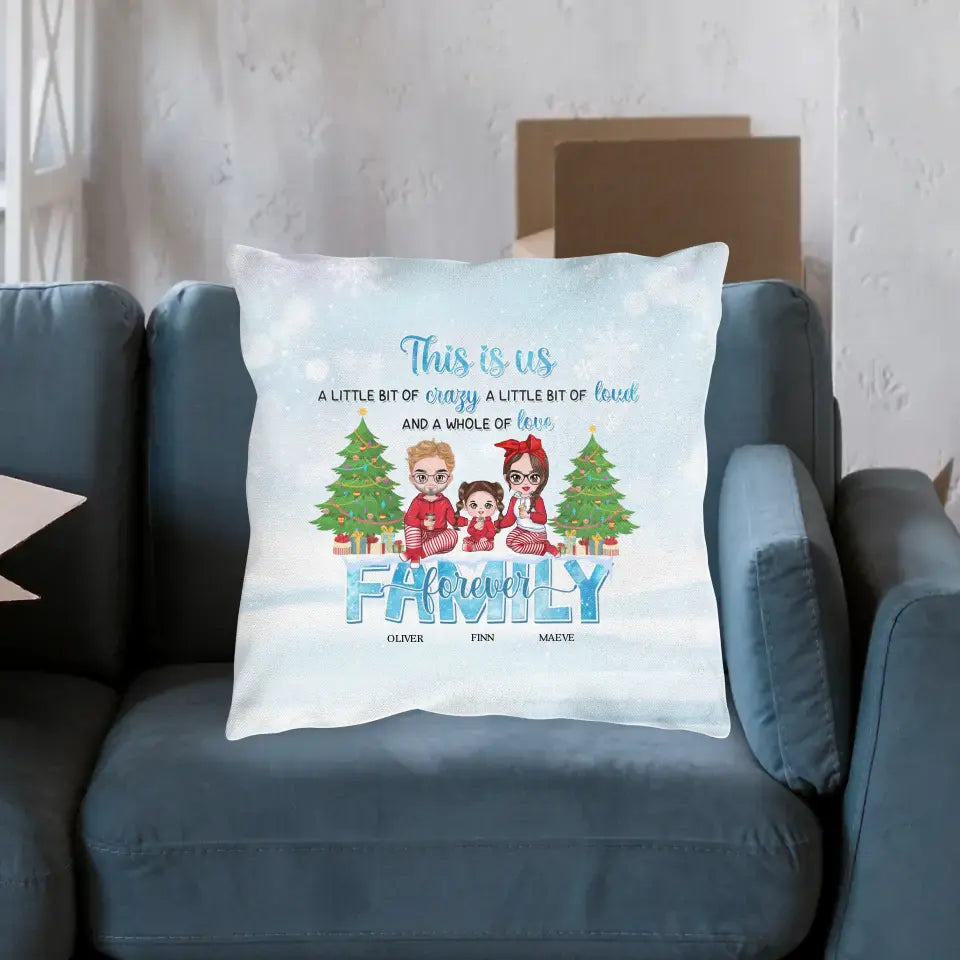 Family Forever - Personalized Pillow