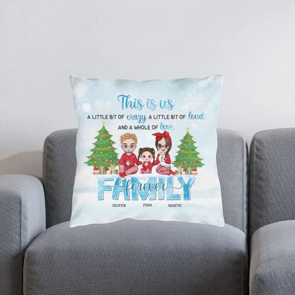 Family Forever - Personalized Pillow