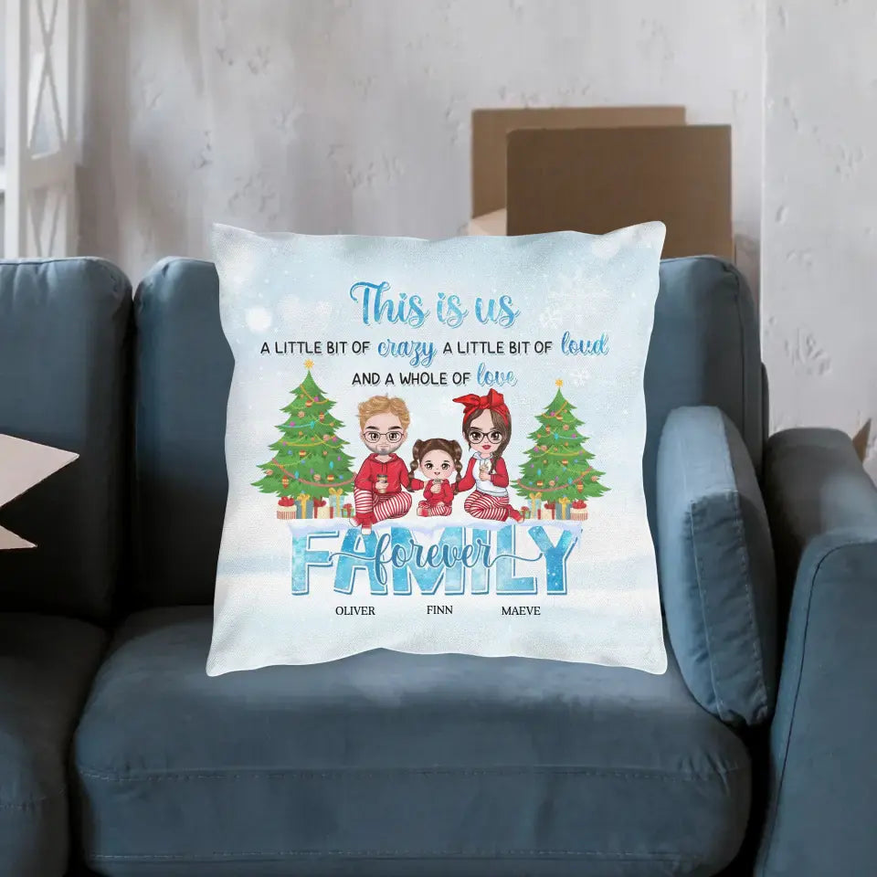 Family Forever - Personalized Pillow