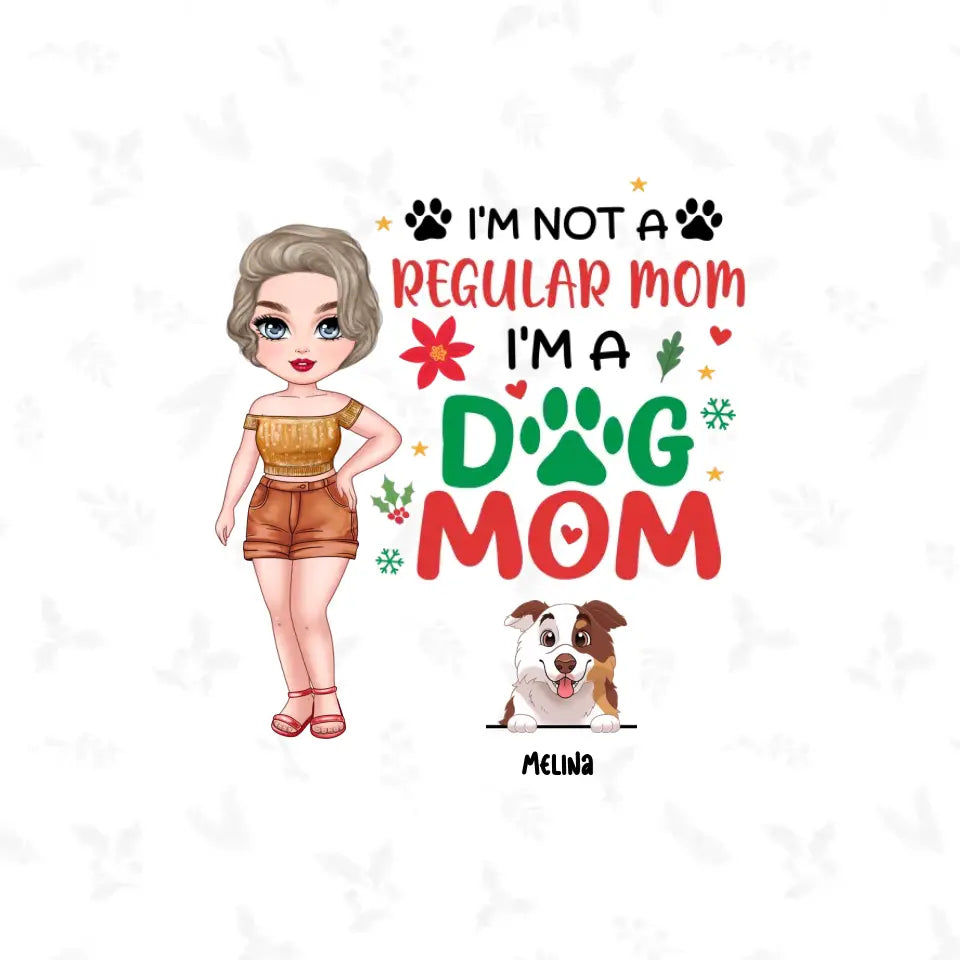 I'm Not A Regular Mom I'm A Dog Mom - Custom Name - Personalized Gifts For Dog Lovers - Pillow