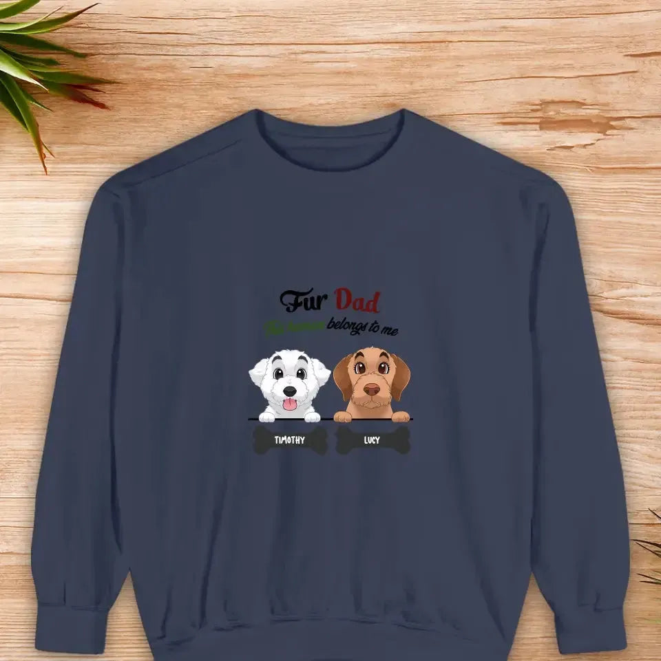 Fur Mom - Custom Quote - Personalized Gifts For Dog Lovers - Family Sweater