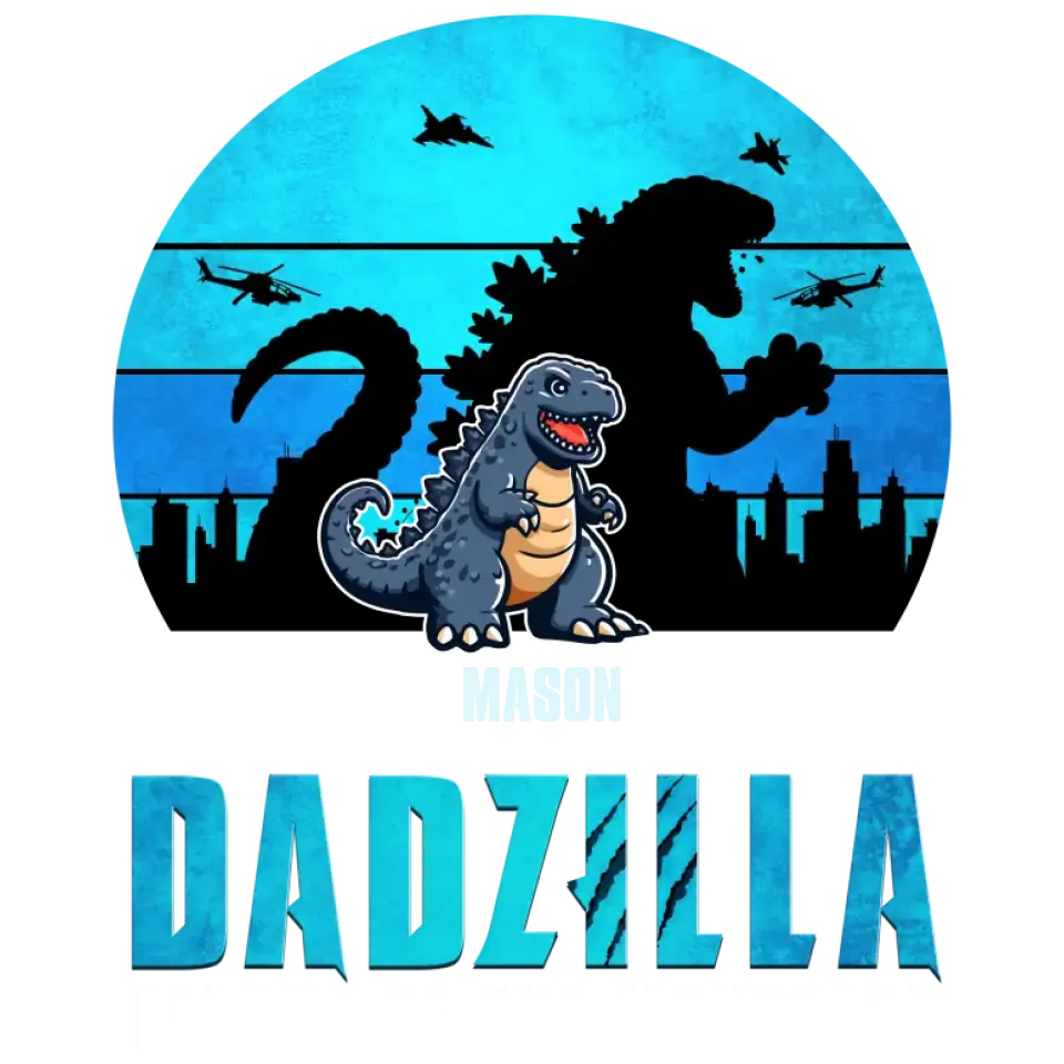 Dadzilla - Personalized Gifts For Dad - Unisex T-shirt