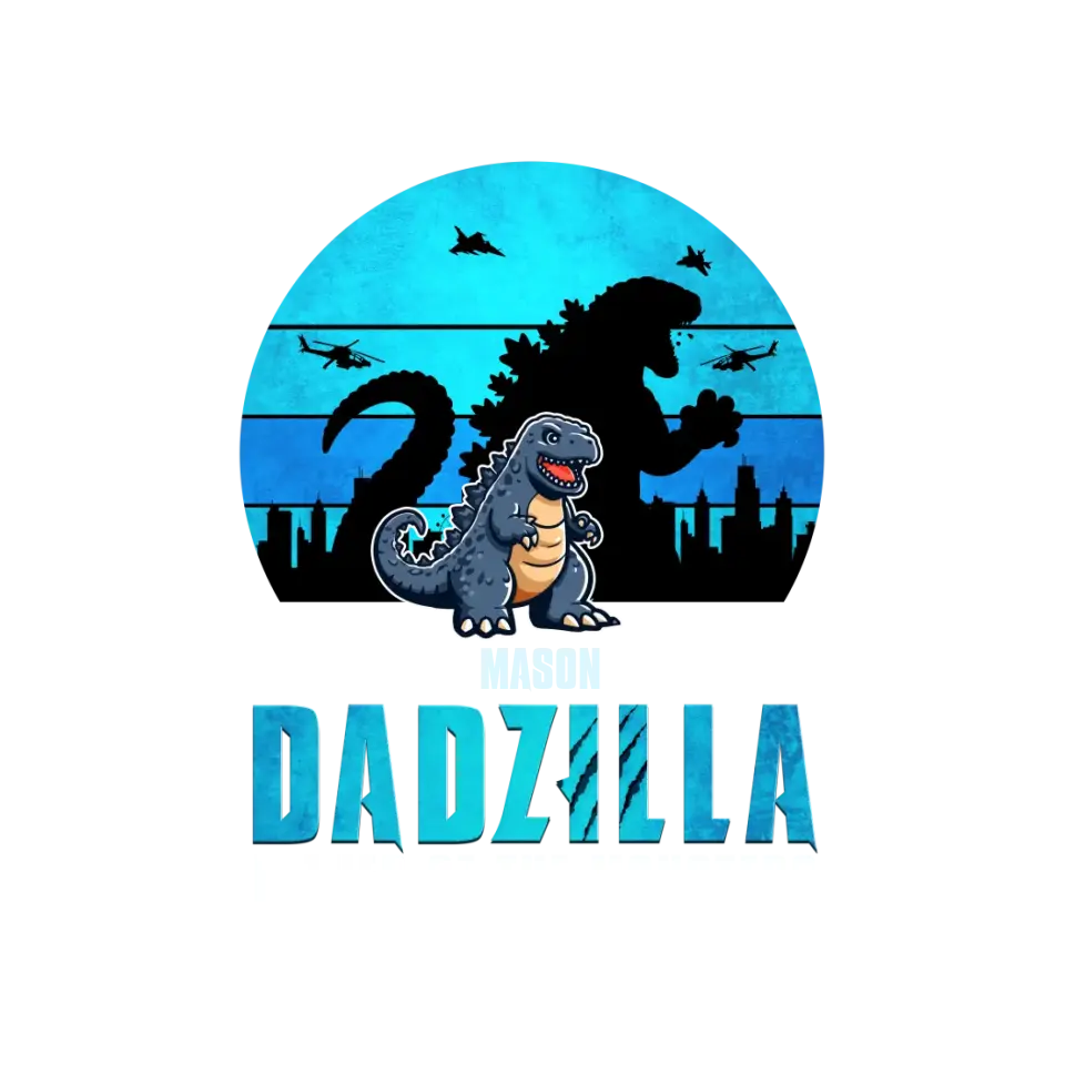 Dadzilla - Personalized Gifts For Dad - Unisex T-shirt