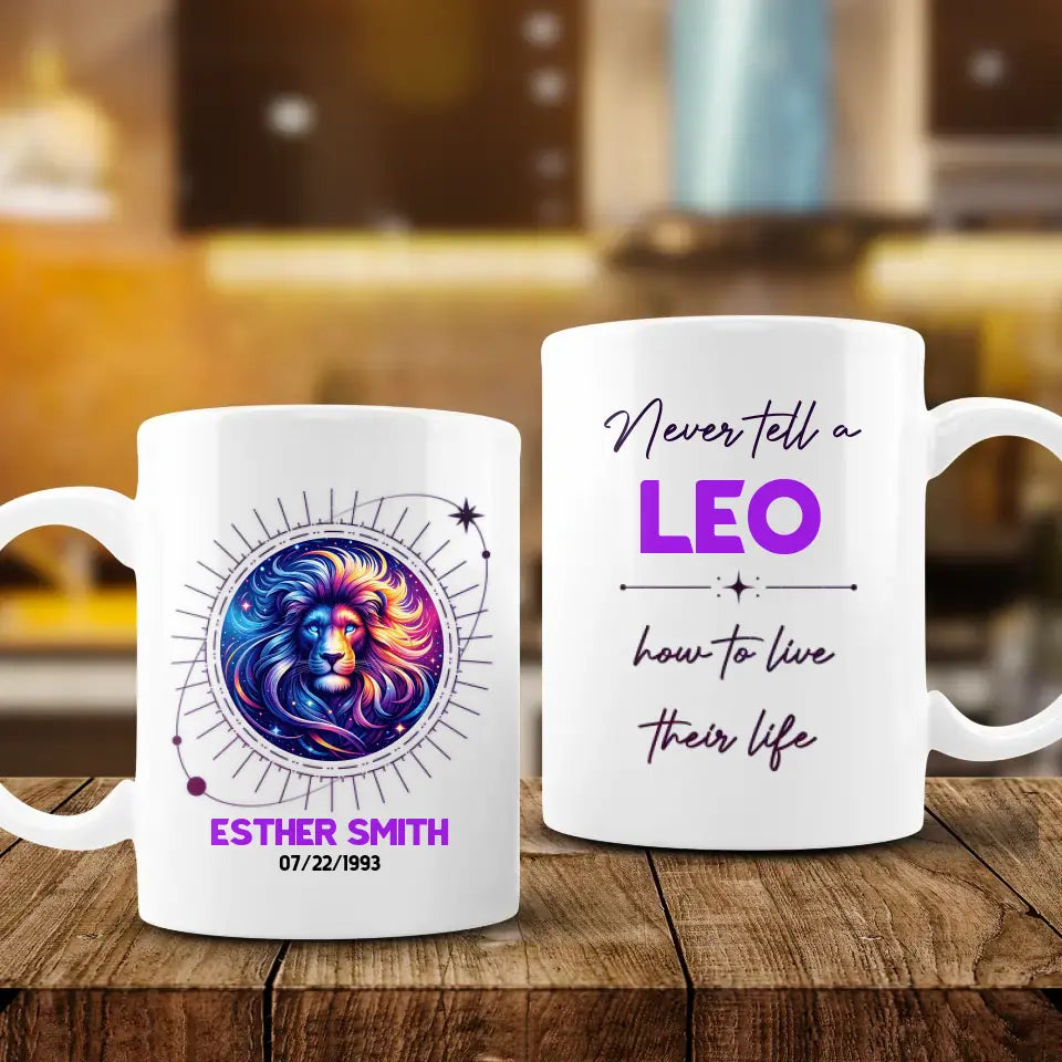 Never Tell Her - Custom Zodiac - Personalized Gifts For Her - Mug