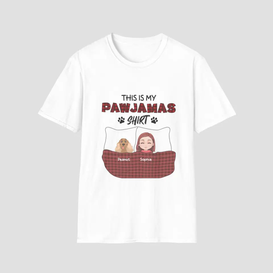 This Is My Pawjamas Shirt - Custom Pet - Personalized Gifts For Dog Lovers - Unisex Hoodie