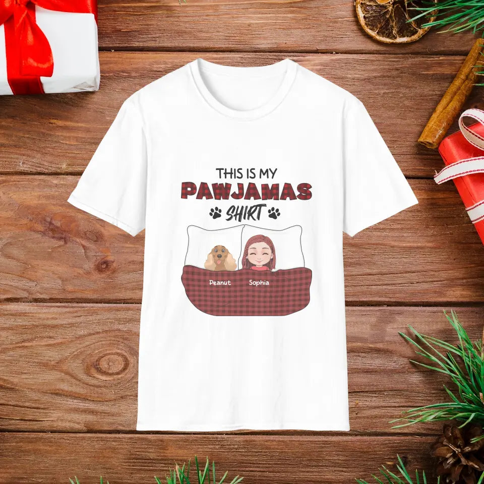 This Is My Pawjamas Shirt - Custom Pet - Personalized Gifts For Dog Lovers - Unisex Hoodie