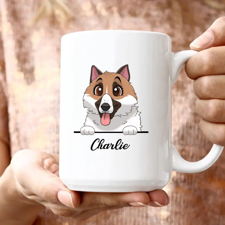 Merry Woofmas Hooman - Custom Name - Personalized Gifts For Dog Lovers - Mug