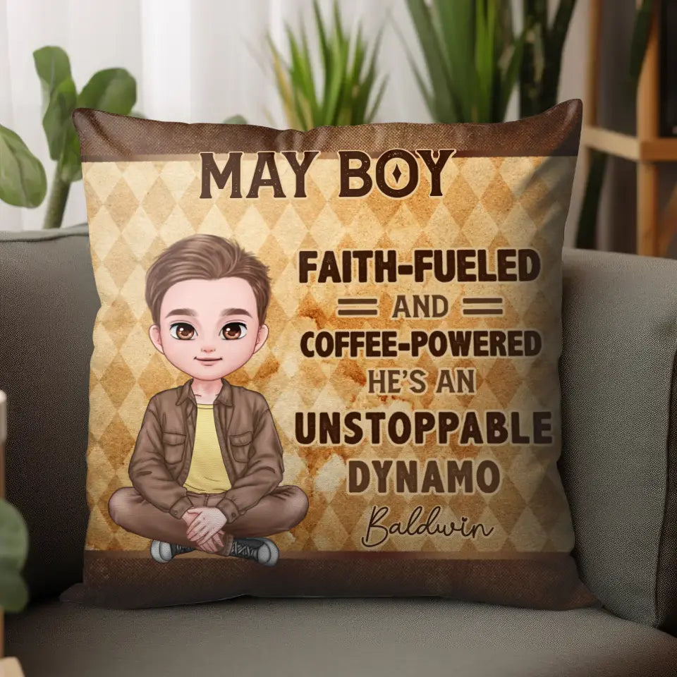 Unstoppable Dynamo - Custom Month - 
 Personalized Gifts For Him - Pillow