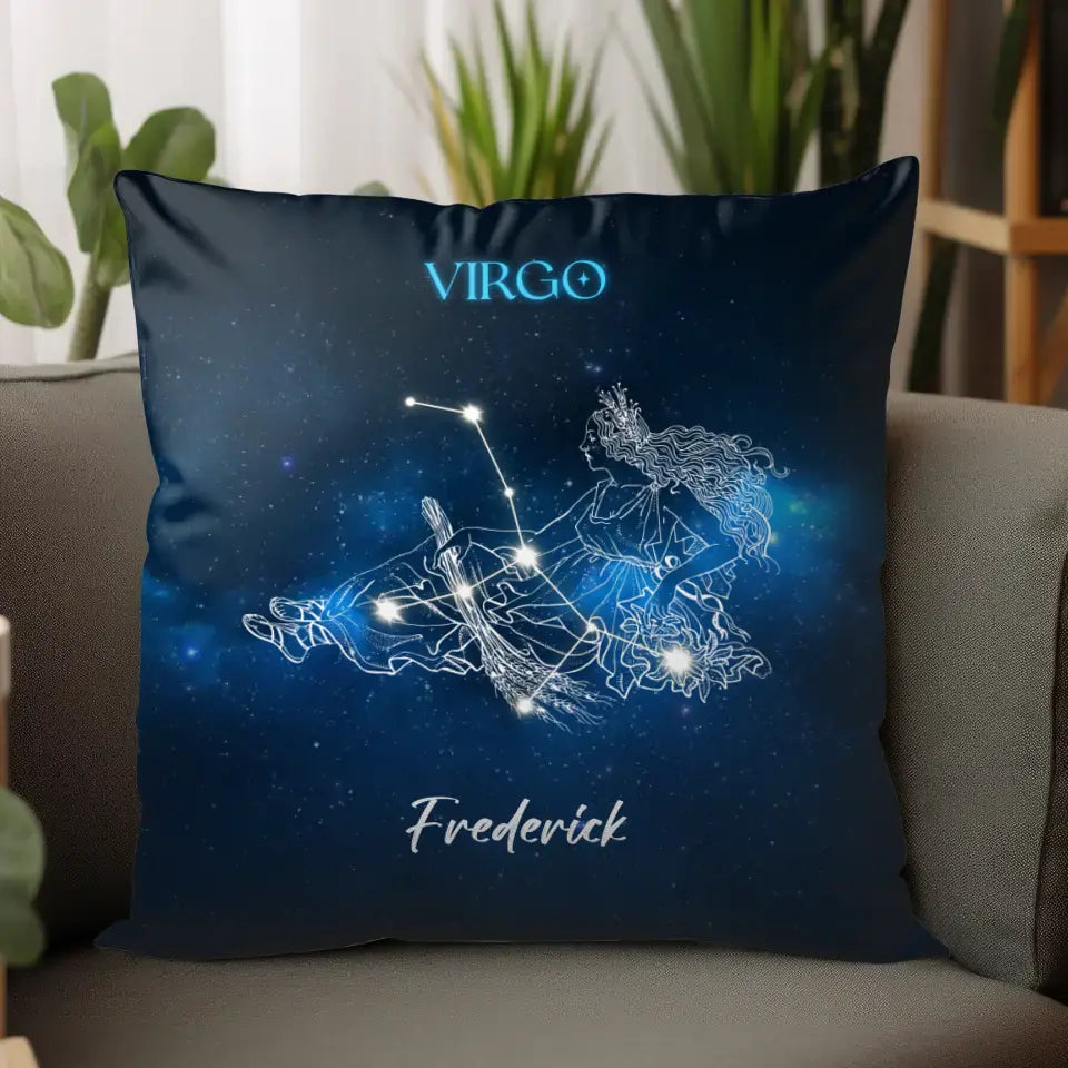 Astrology Pillow - Custom Zodiac - 
 Personalized Gifts For Him - Pillow