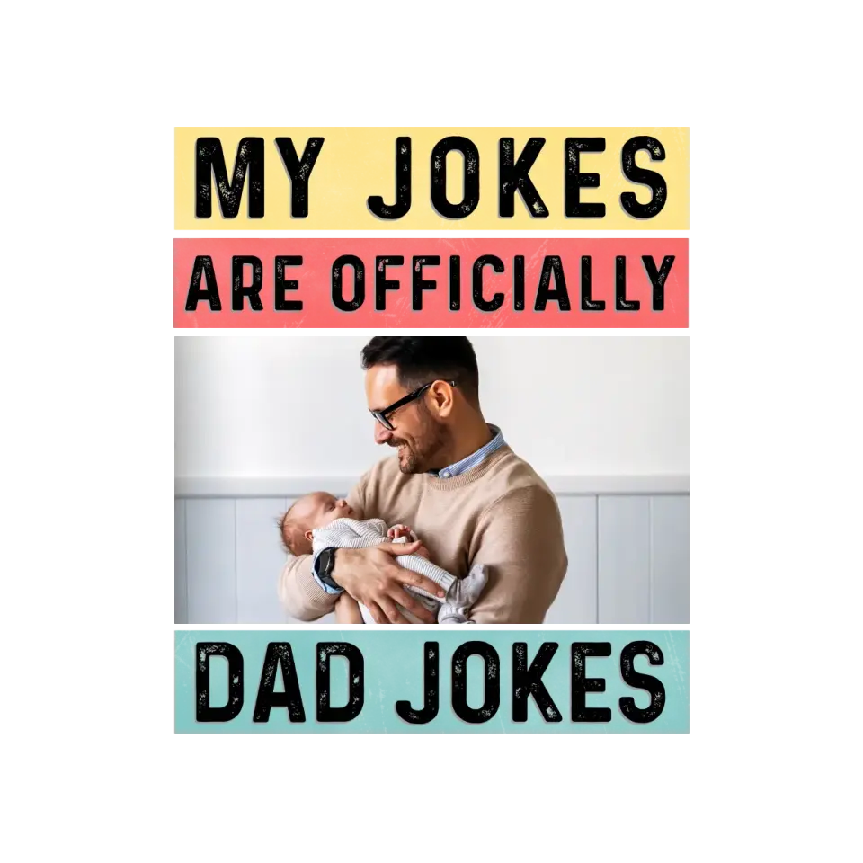 Dad Jokes - Custom Photo - Personalized Gifts For Dad - T-Shirt