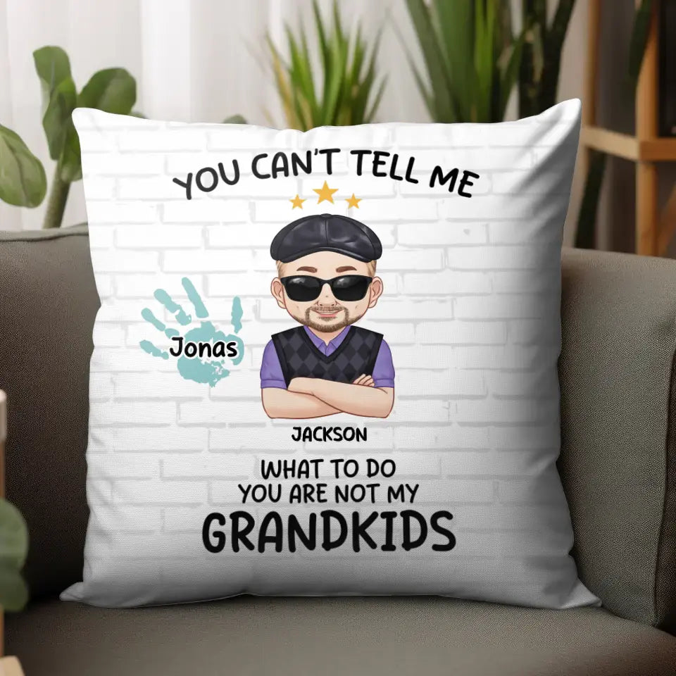 You Are Not My Grandkids - Personalized Gifts For Grandpa - Pillow