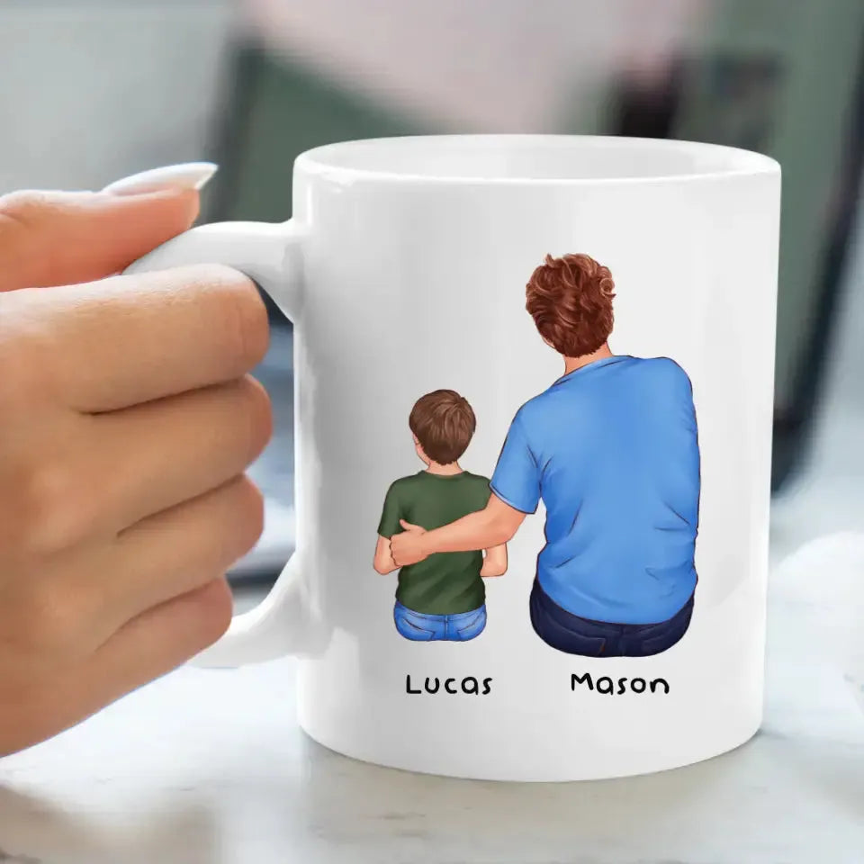 New Dad To Be - Custom Name - Personalized Gifts For Dad - Mug