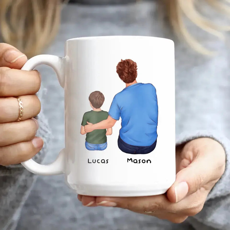 New Dad To Be - Custom Name - Personalized Gifts For Dad - Mug