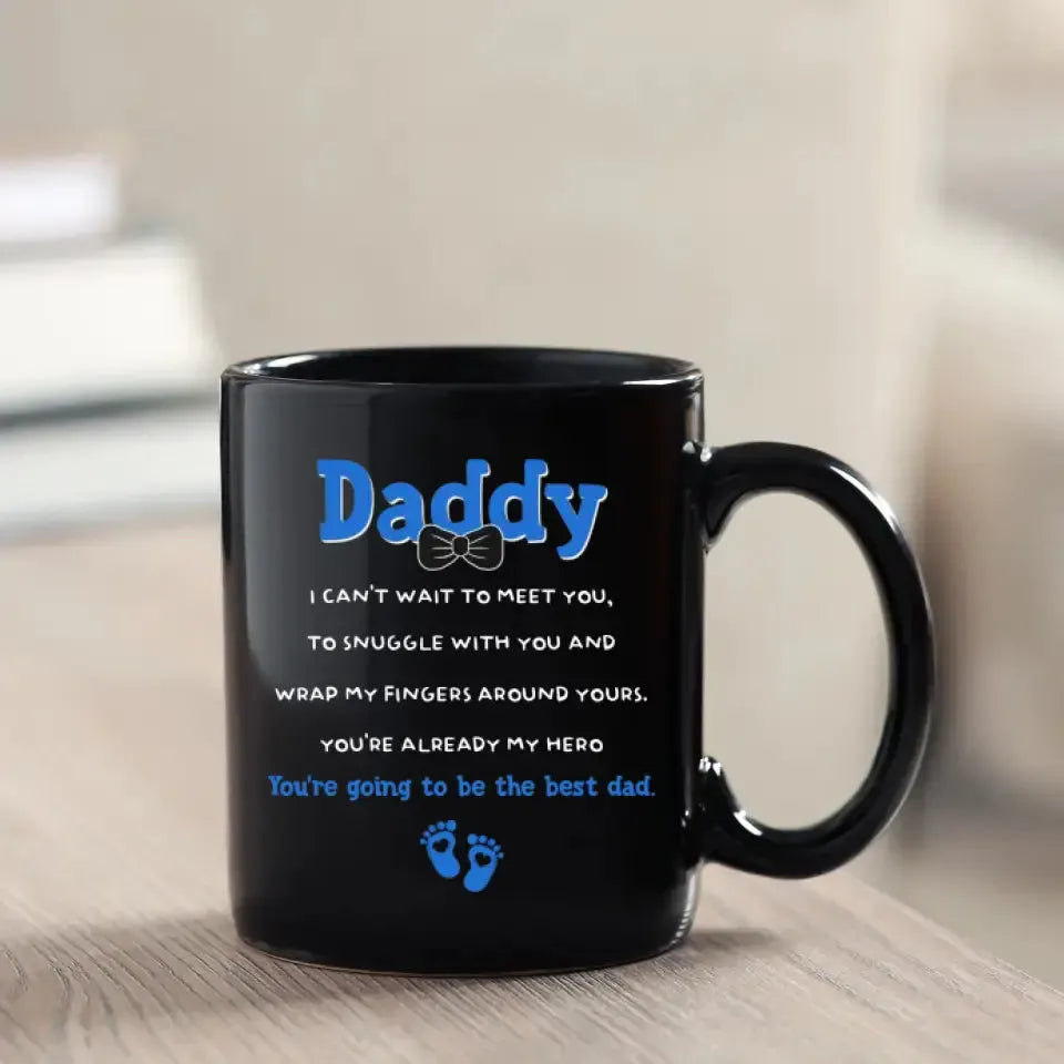 New Dad To Be - Custom Name - Personalized Gifts For Dad - Mug