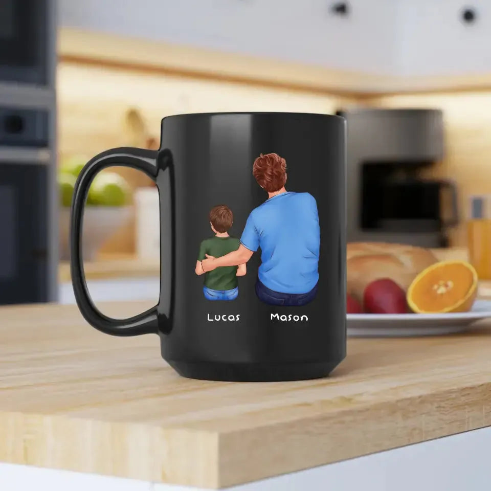 New Dad To Be - Custom Name - Personalized Gifts For Dad - Mug