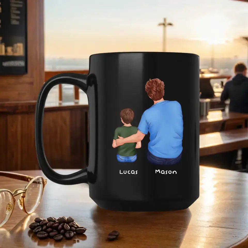 New Dad To Be - Custom Name - Personalized Gifts For Dad - Mug