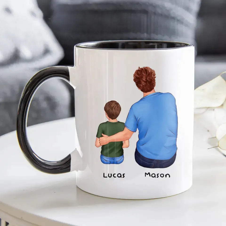 New Dad To Be - Custom Name - Personalized Gifts For Dad - Mug