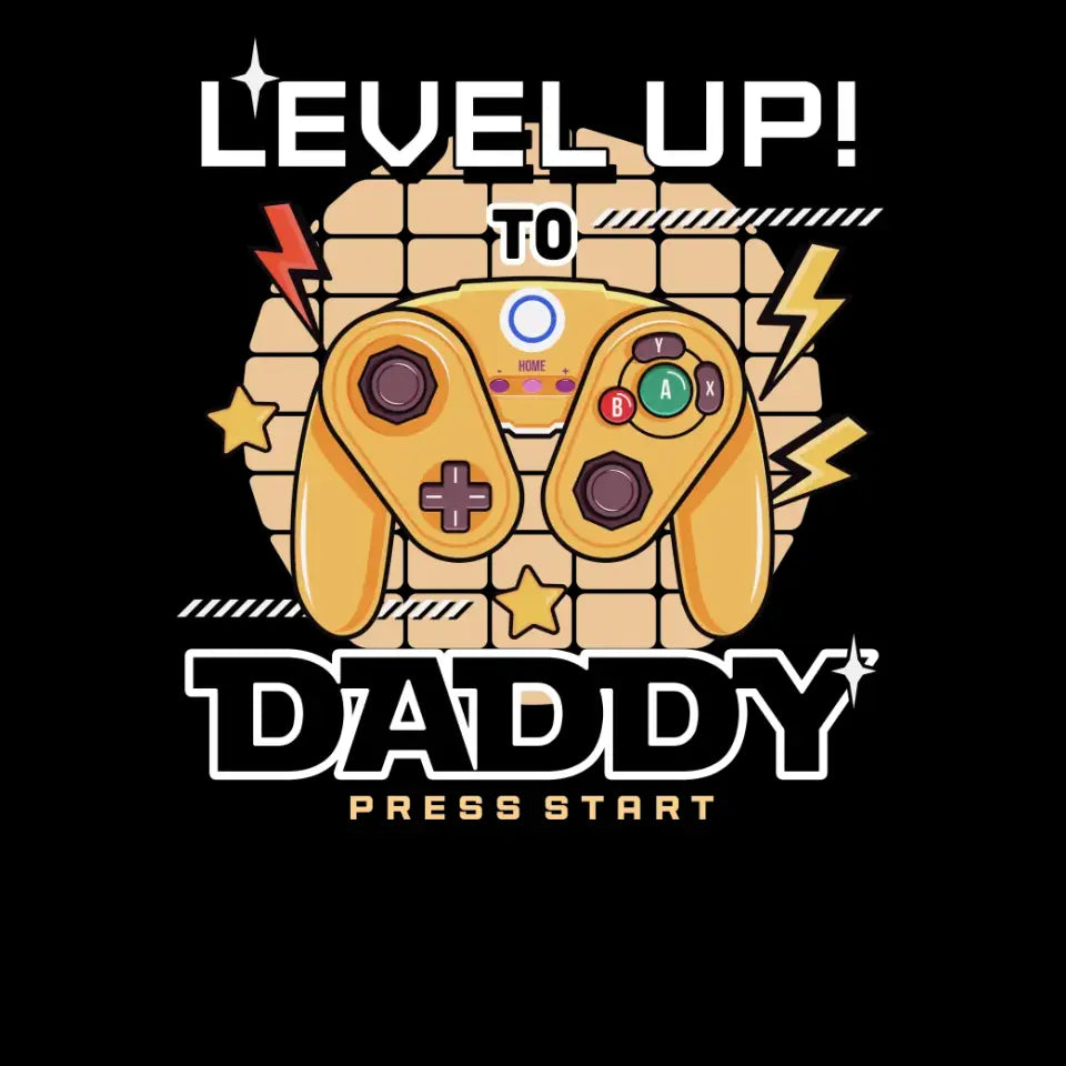 Level Up To Daddy - Custom Character - Personalized Gifts For Dad - Hoodie