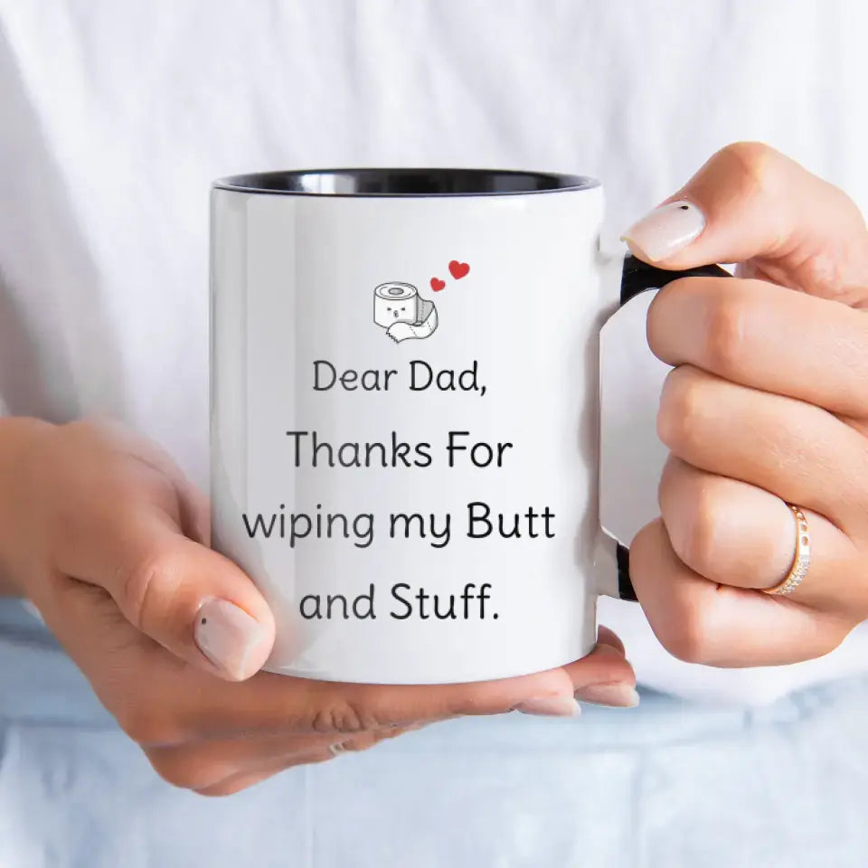 Butt & Stuff - Custom Photo - Personalized Gifts For Dad - Mug