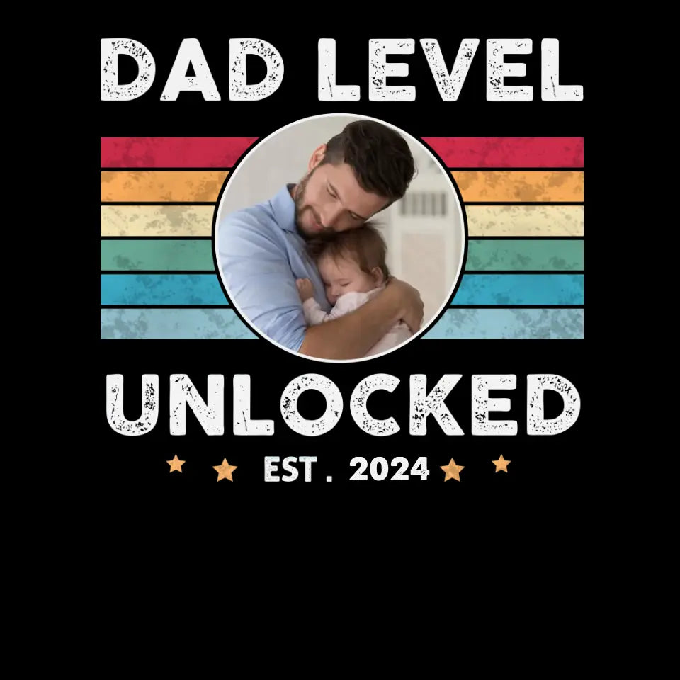 Dad Level Unlocked - Custom Year - Personalized Gifts For Dad - Sweater