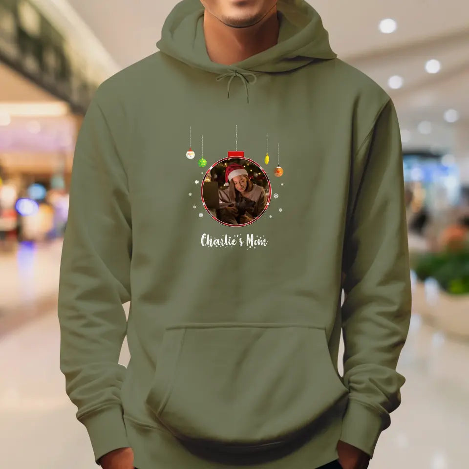 Christmas Ornament - Custom Photo - Personalized Gifts For Dog Lovers - Hoodie
