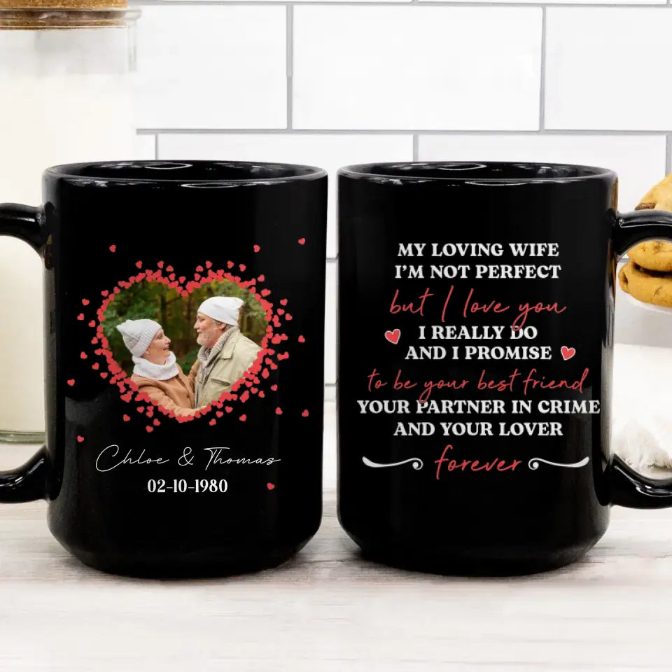 Loving Old Couple - Custom Photo - Personalized Gifts For Grandpa - Mug