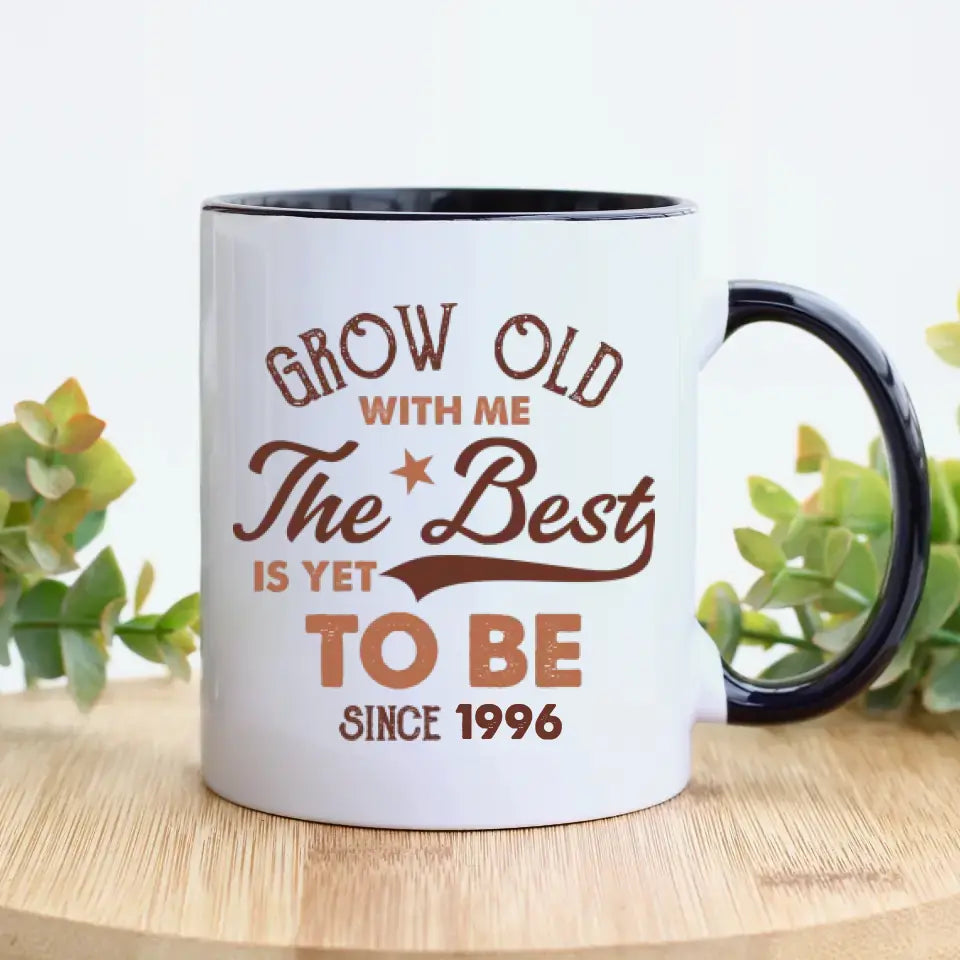 Grow Old With Me - Custom Name - Personalized Gifts For Grandpa - Mug