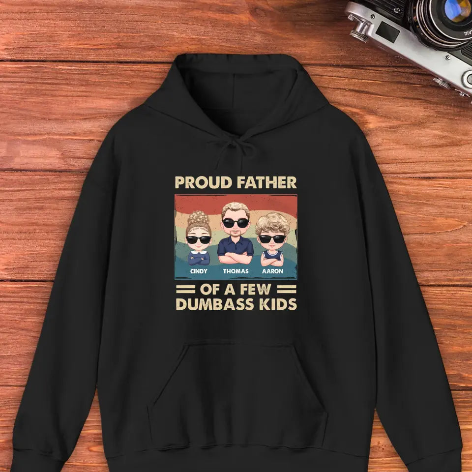 Dumbass Kid - Custom Name - Personalized Gifts For Dad - T-Shirt