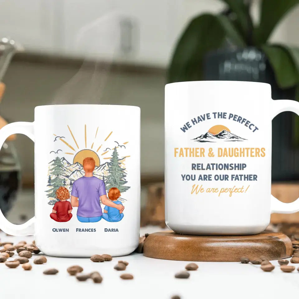 We Have The Perfect Relationship - Custom Name - Personalized Gifts For Grandpa - Mug