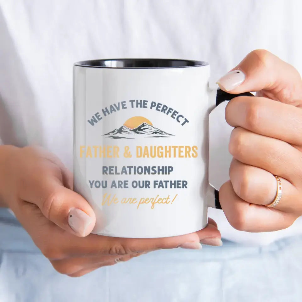 We Have The Perfect Relationship - Custom Name - Personalized Gifts For Grandpa - Mug