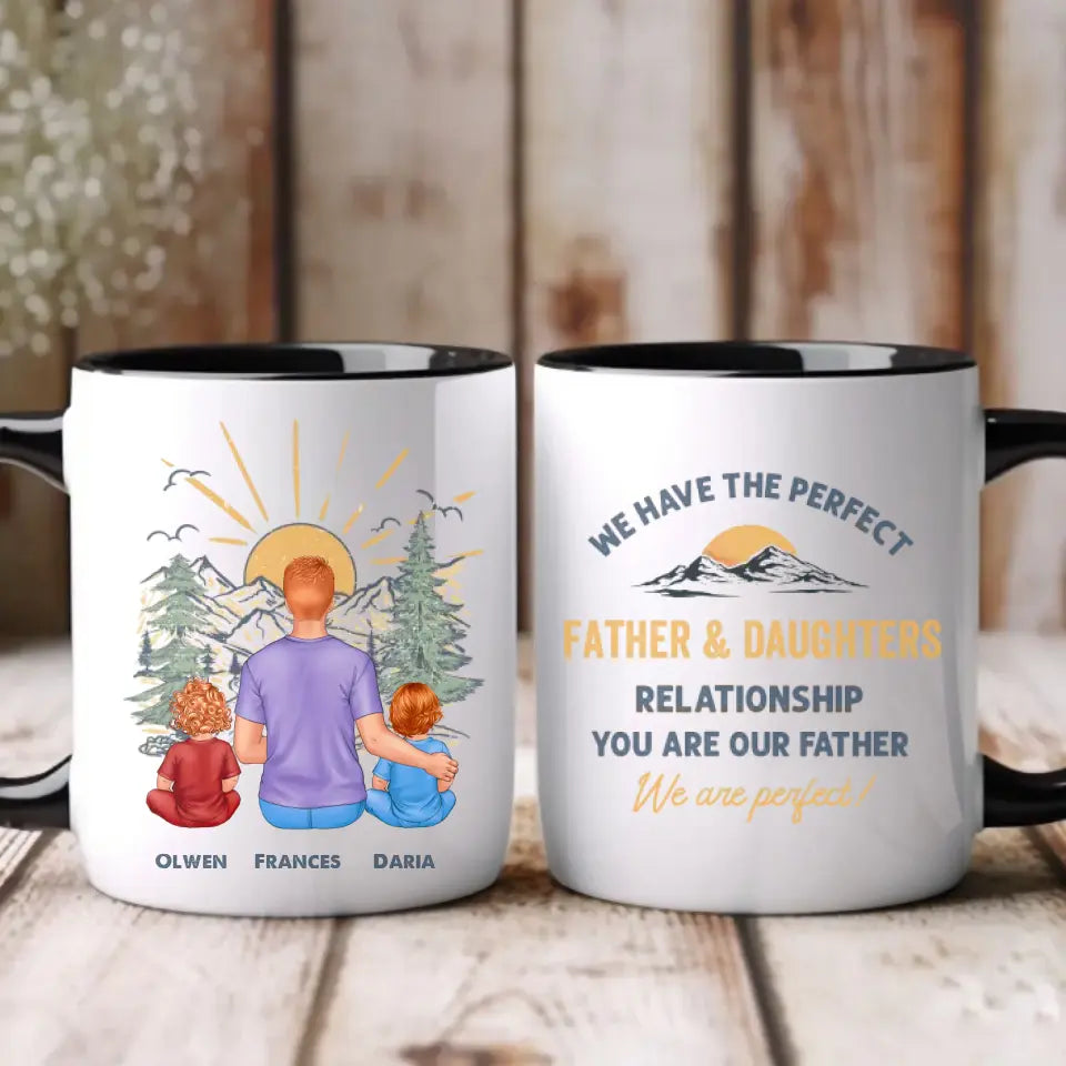 We Have The Perfect Relationship - Custom Name - Personalized Gifts For Grandpa - Mug