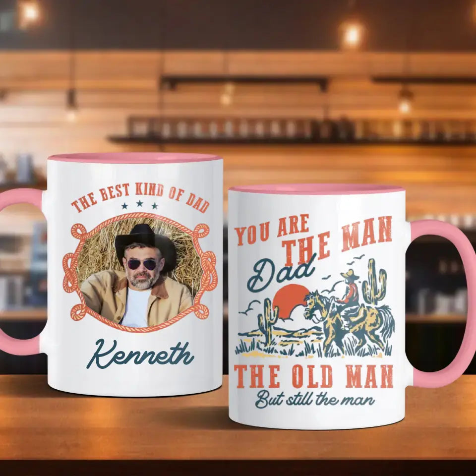 The Best Kind Of Dad - Custom Photo - Personalized Gifts For Dad - Mug