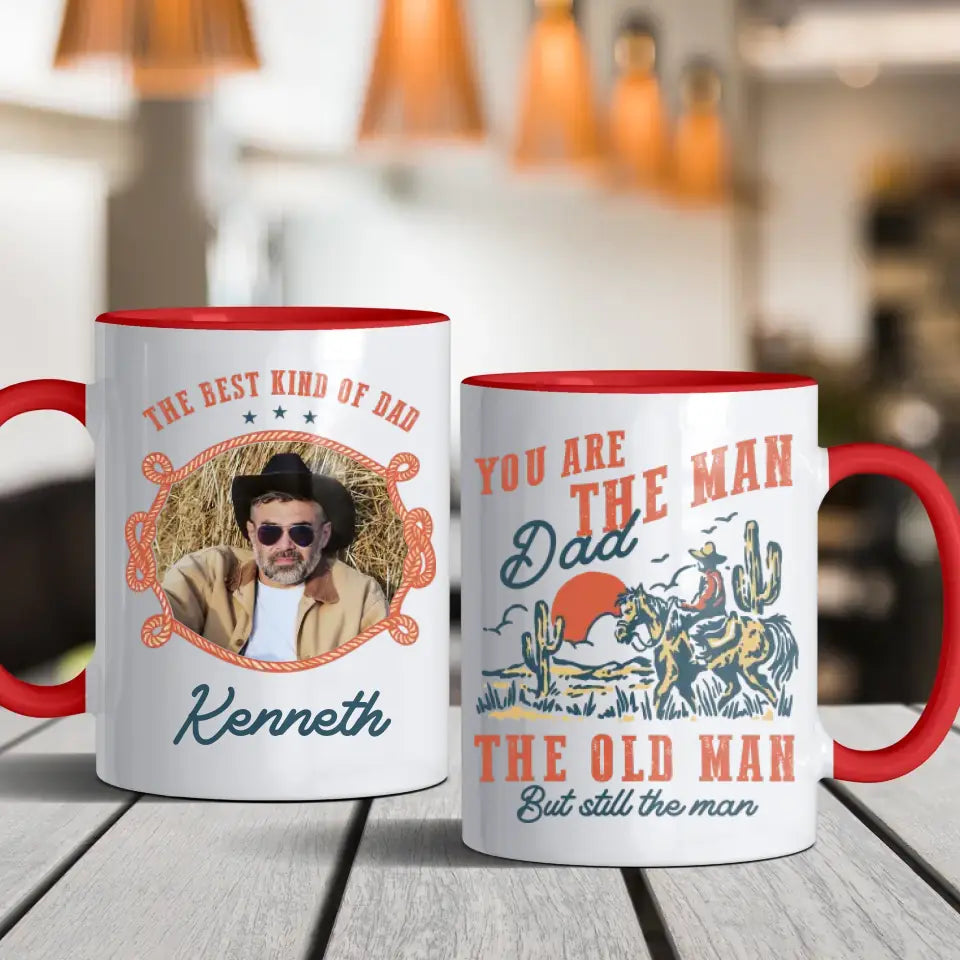 The Best Kind Of Dad - Custom Photo - Personalized Gifts For Dad - Mug