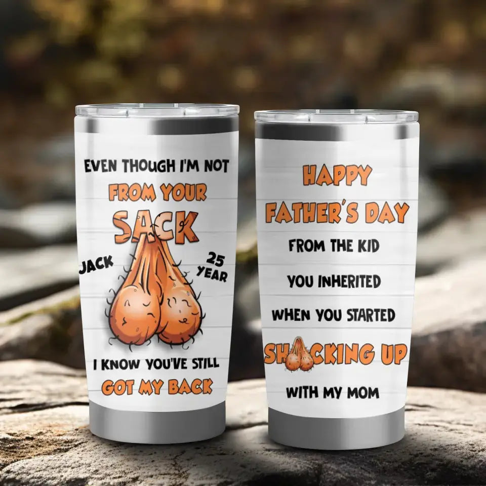 I Know You've Still Got My Back - Custom Photo - Personalized Gifts For Dad - 20oz Tumbler