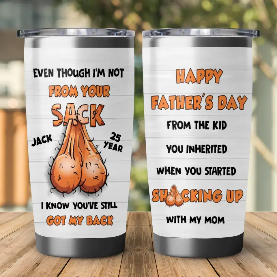 I Know You've Still Got My Back - Custom Photo - Personalized Gifts For Dad - 20oz Tumbler