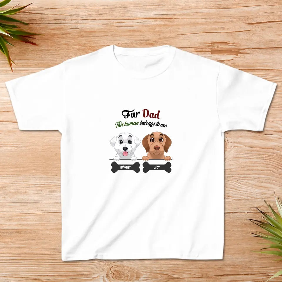 Fur Dad  - Personalized Family T-Shirt