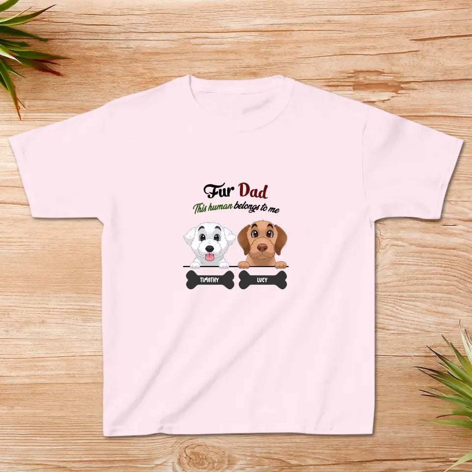 Fur Dad  - Personalized Family T-Shirt