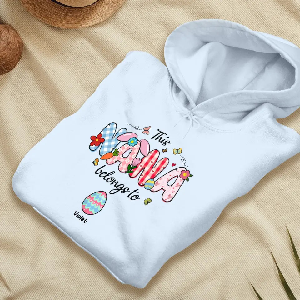 This Nana Belongs To - Personalized Gifts For Grandmas - Unisex Hoodie