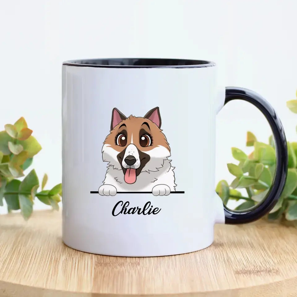 Merry Woofmas Hooman - Custom Name - Personalized Gifts For Dog Lovers - Mug