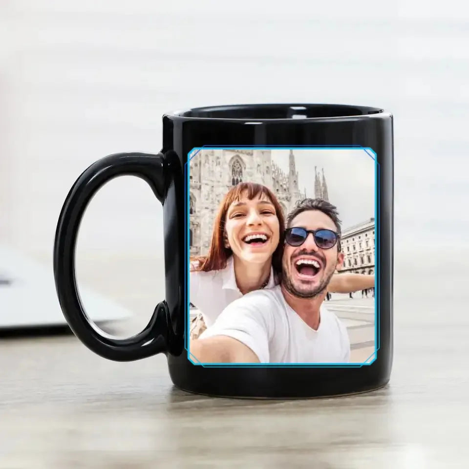 The Death Star Do Us Part - Custom Photo - Personalized Gifts For Couple - Mug