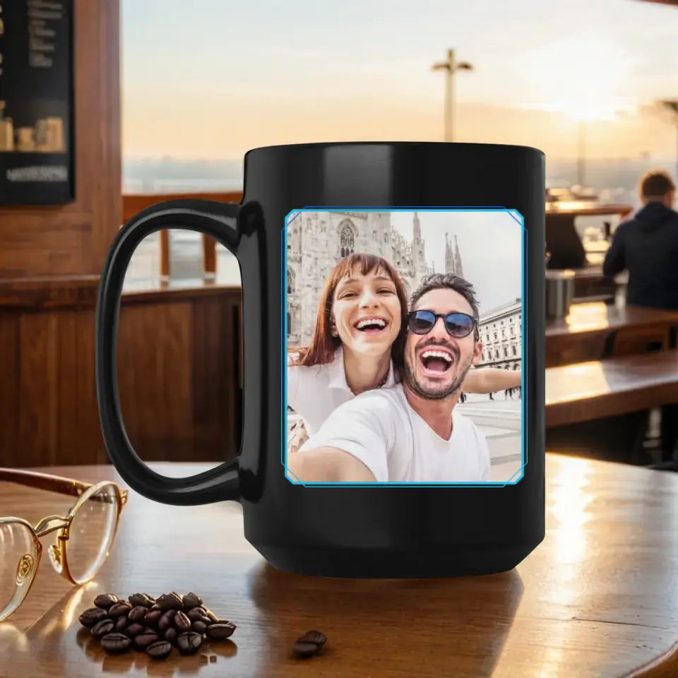 The Death Star Do Us Part - Custom Photo - Personalized Gifts For Couple - Mug