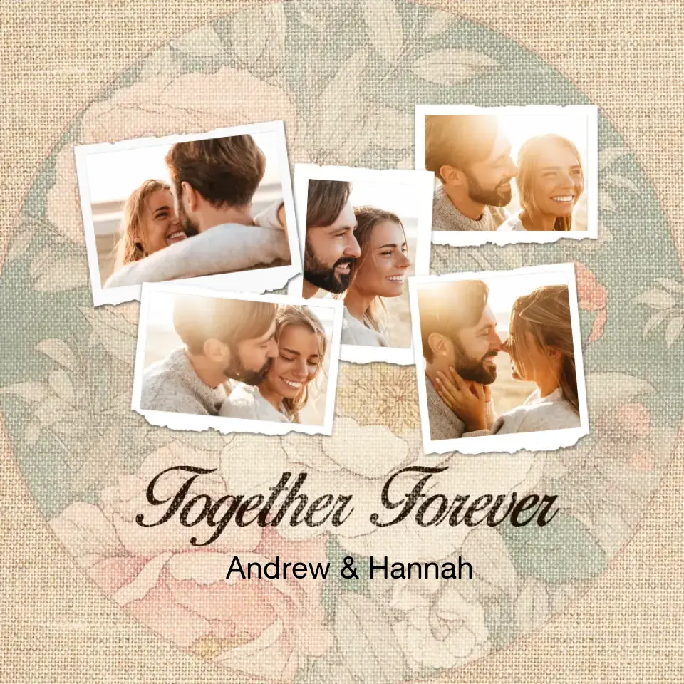 Together Forever - Custom Photo - Personalized Gifts For Couple - Pillow